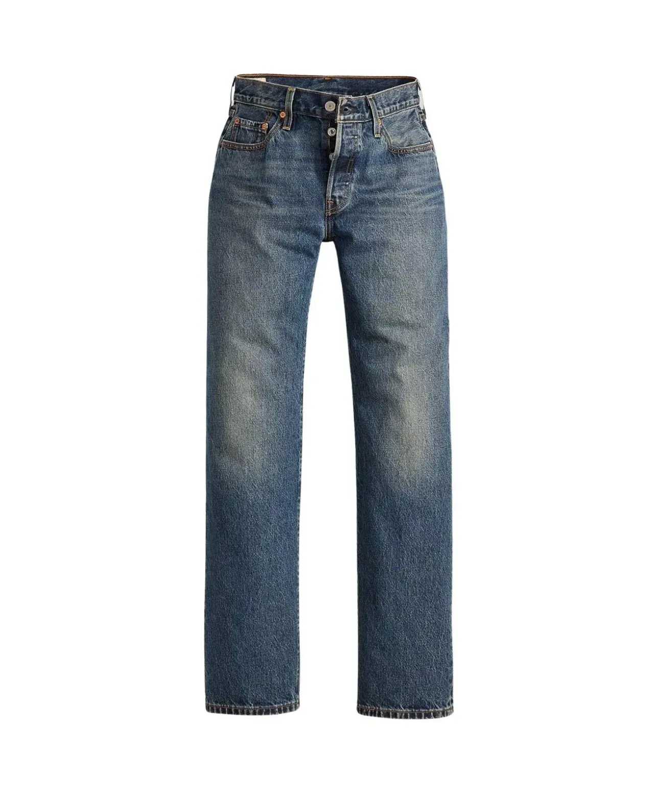 Levi's 501 90s Jeans mit geradem Bein in Mittelblau