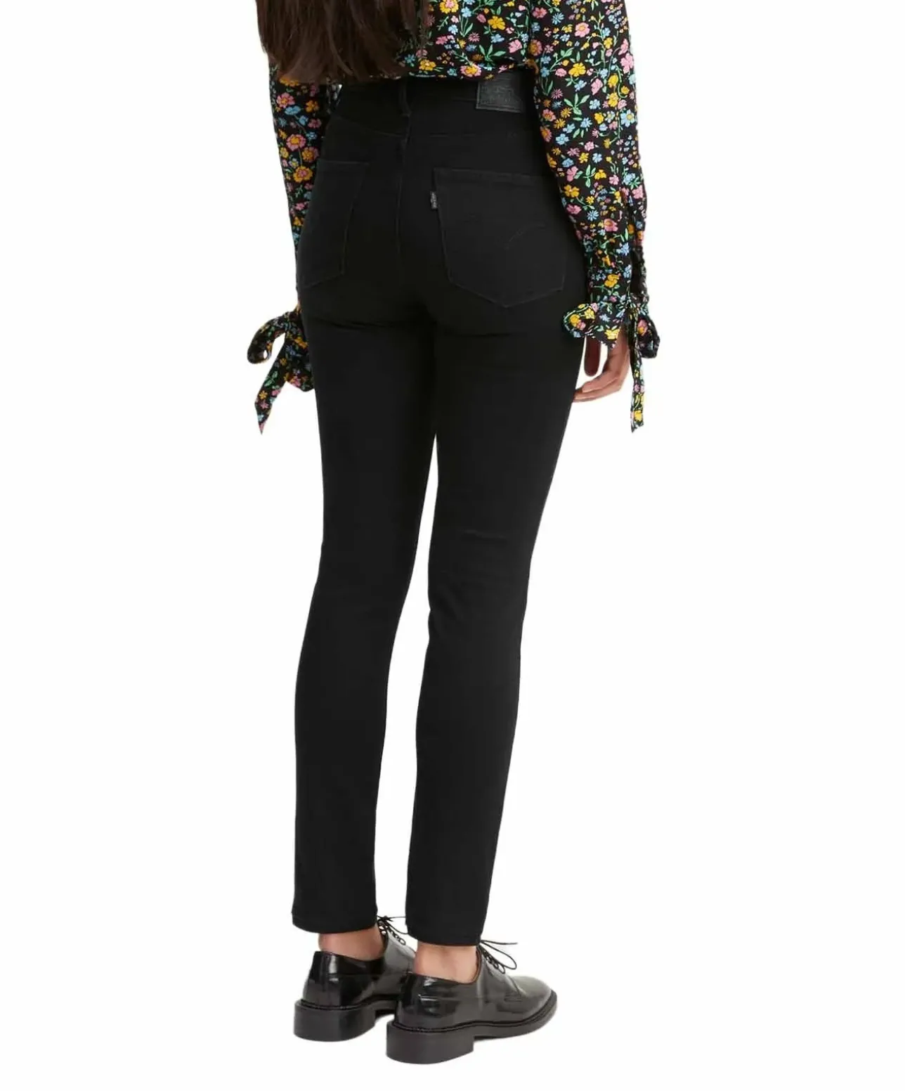 Levis 721 schwarze Jeans mit Vier Wege Power Stretch