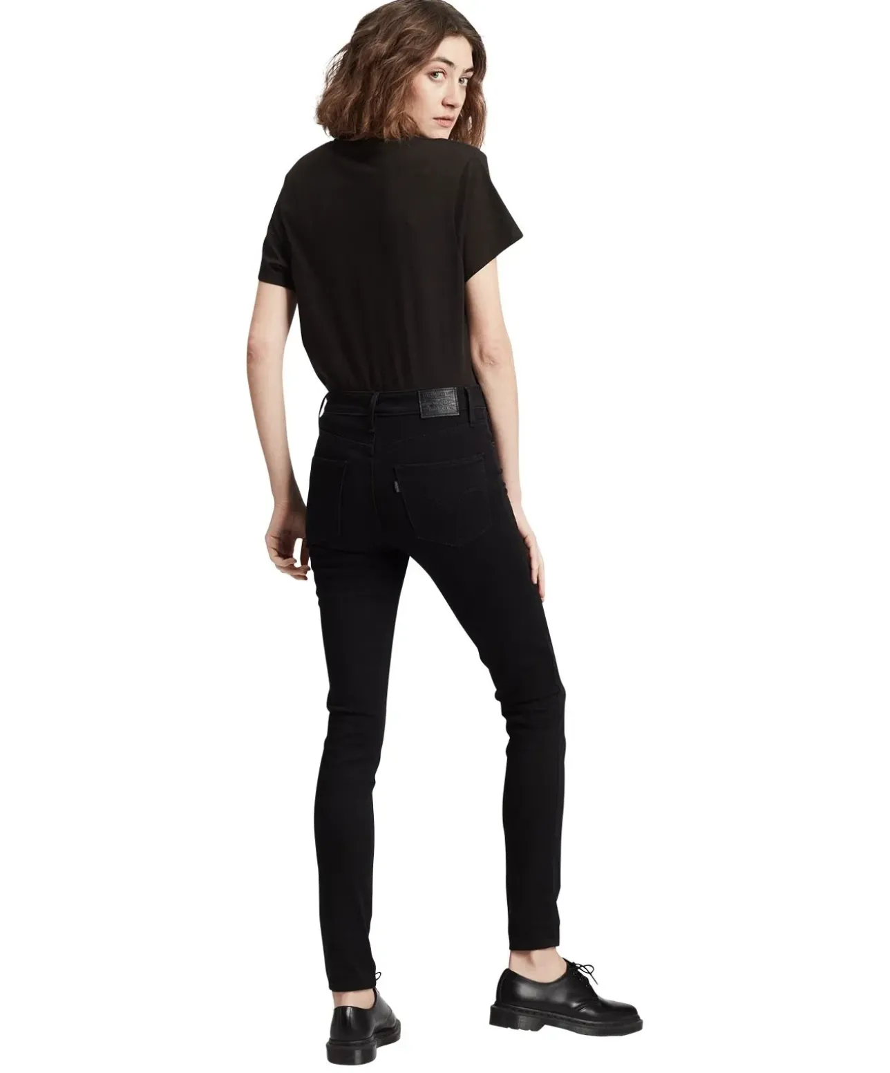 Levis 721 schwarze Jeans mit Vier Wege Power Stretch