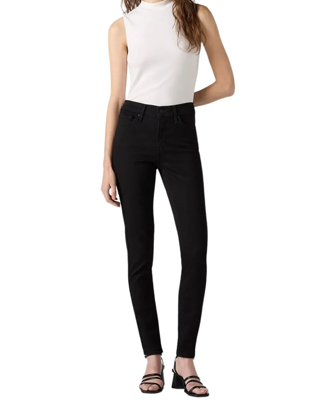 Levi's 310 Shaping Super Skinny Jeans in Schwarz