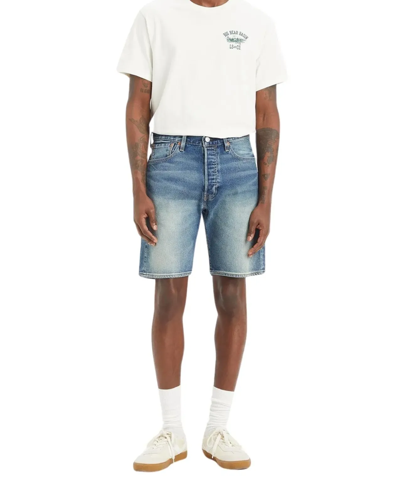 Levis 501 Shorts Original in Vintage Waschung