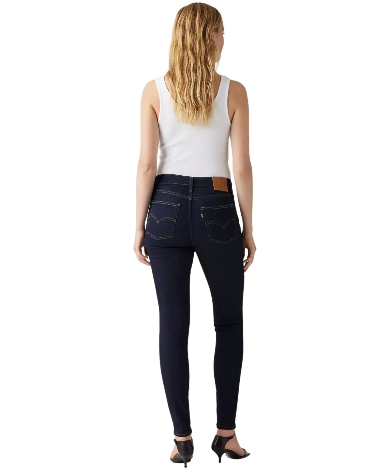 Levis 721 Skinny High Rise Jeans in Rinswash