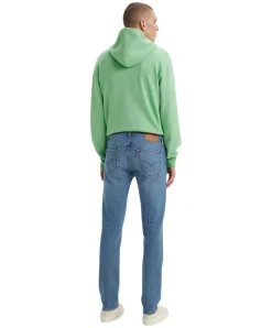 Levis 511 Slim fit Jeans aus Soft Denim in Mittelblau
