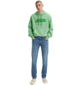 Levis 511 Slim fit Jeans aus Soft Denim in Mittelblau