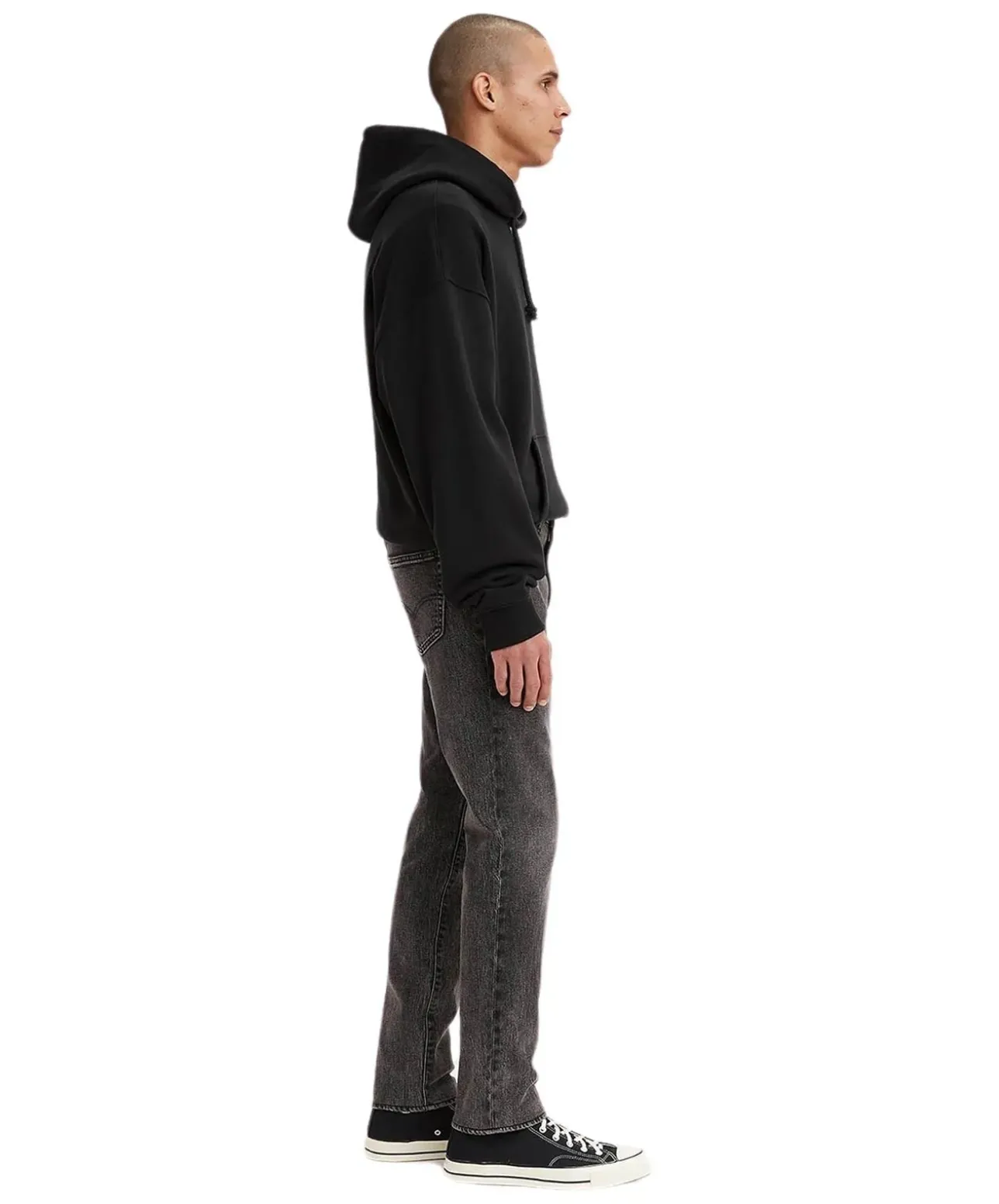 Levi's 511 Slim fit Jeans in Overnighter-Waschung