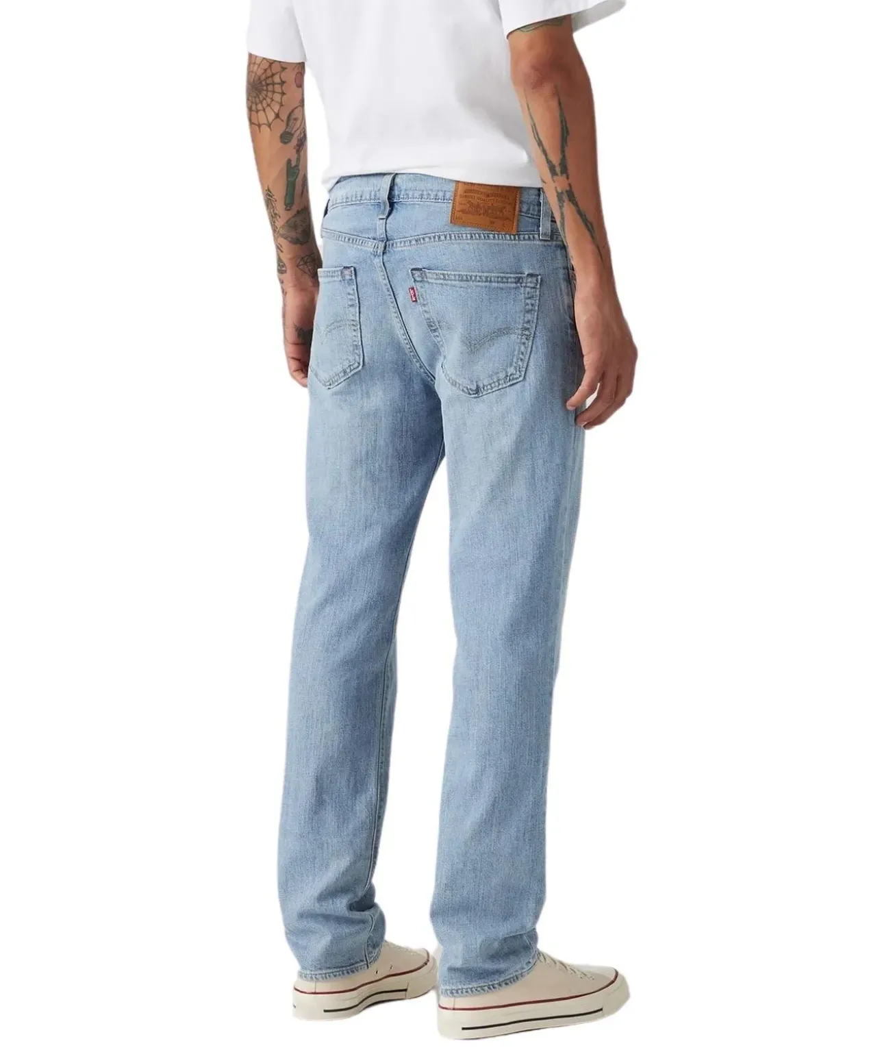 Levis 511 Slim Jeans aus Leinen Denim in Hellblau
