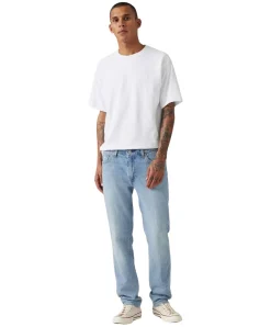 Levis 511 Slim Jeans aus Leinen Denim in Hellblau