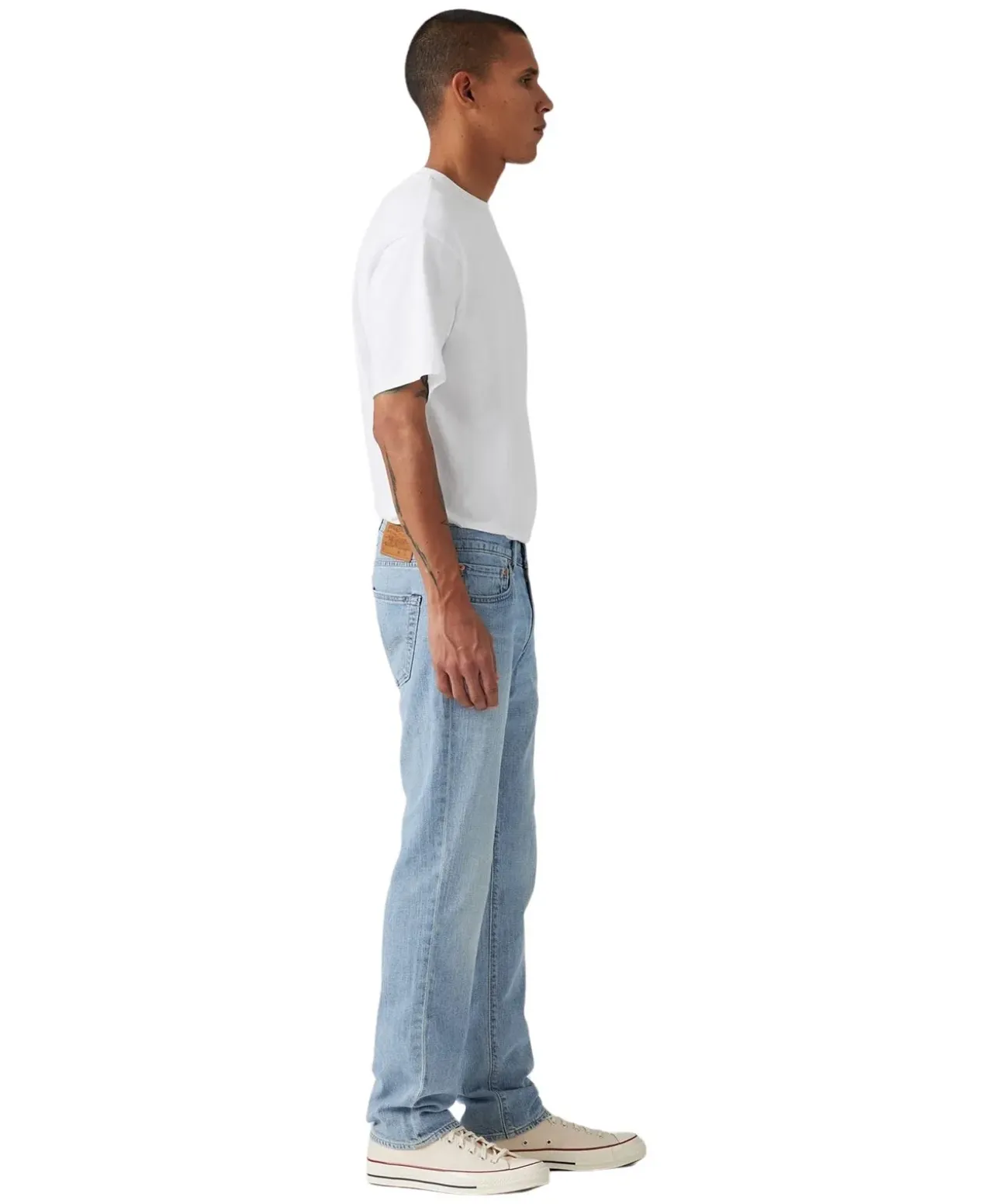 Levis 511 Slim Jeans aus Leinen Denim in Hellblau