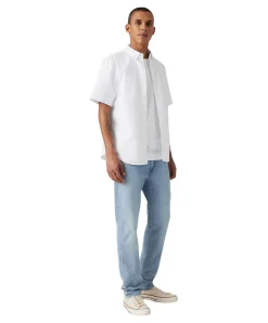 Levis 511 Slim Jeans aus Leinen Denim in Hellblau
