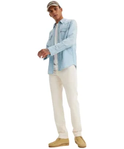 Levis 511 Slim Jeans in Beige mit schmalem Schnitt