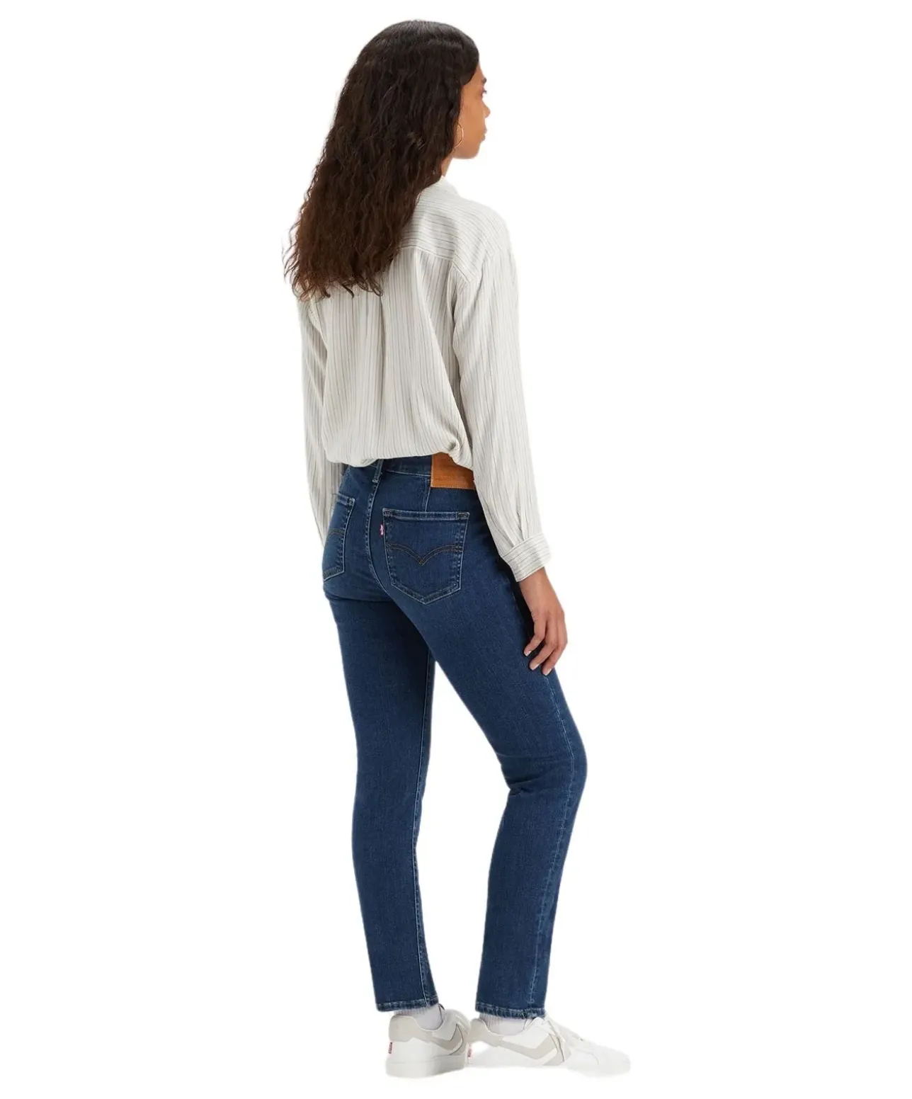 Levi's 712 Slim Jeans in Blue Wave Dark-Waschung