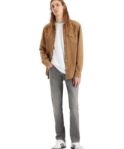 Levi's 511 Slim Jeans in grauer Whatever Waschung