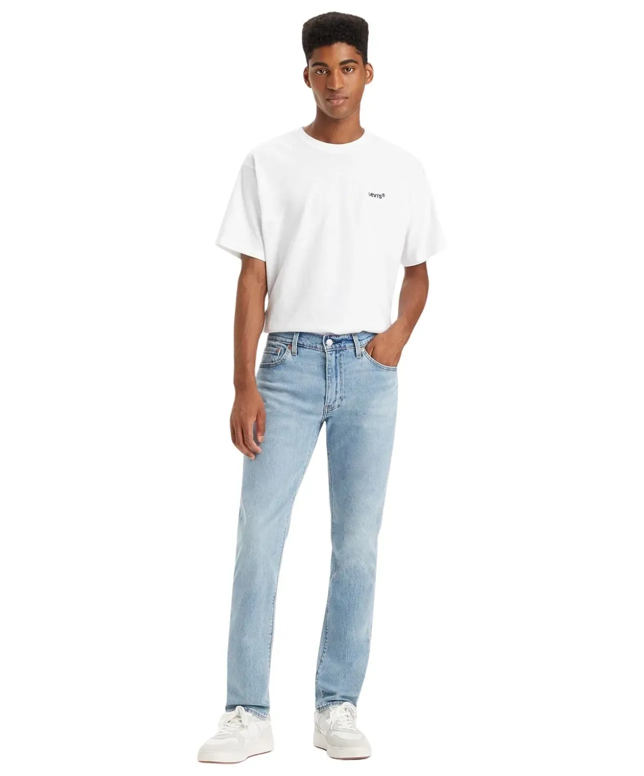Levi's 511 Slim Jeans in verwaschenem Hellblau