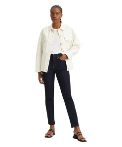 Levis 724 Straight Jeans in Dark Indigo Rinse