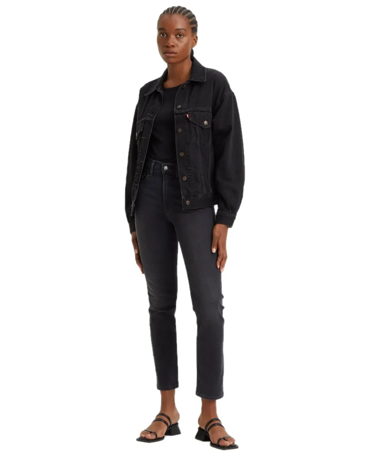 Levi’s 724 Straight Jeans mit hohem Bund in Never Forget