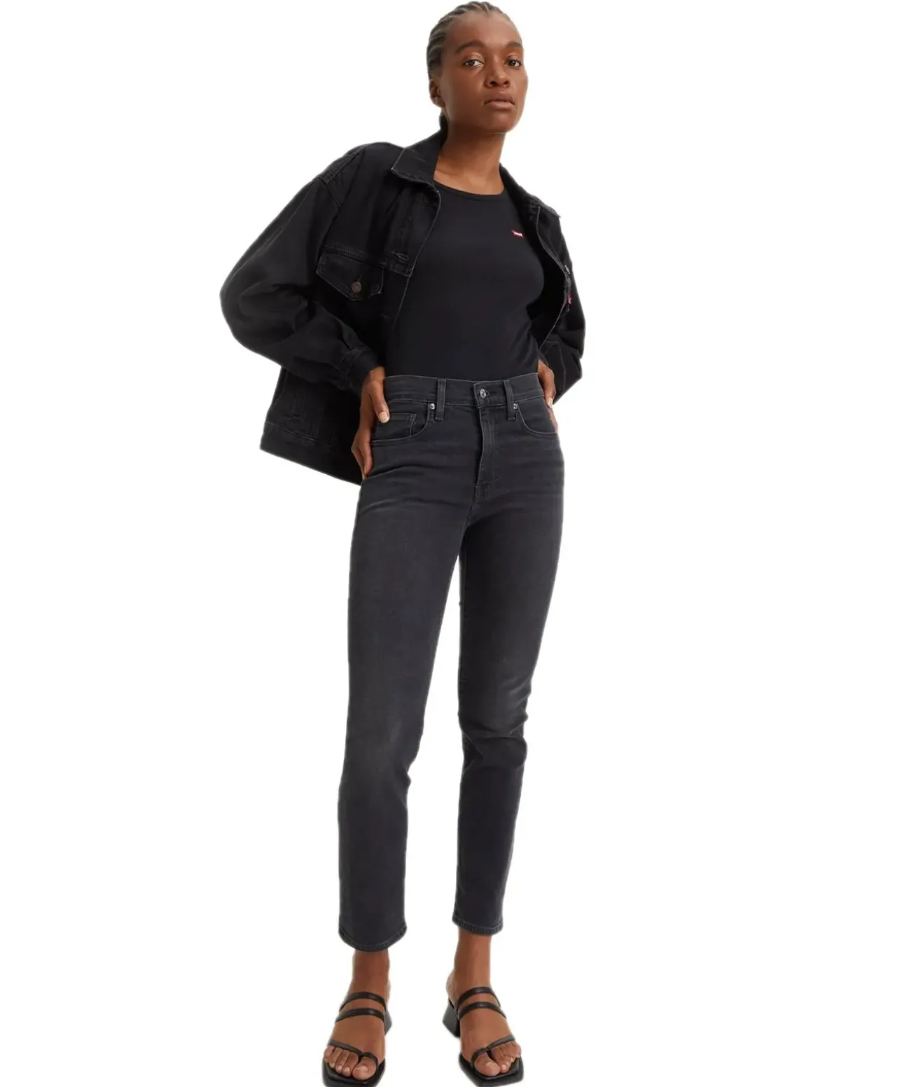 Levi’s 724 Straight Jeans mit hohem Bund in Never Forget
