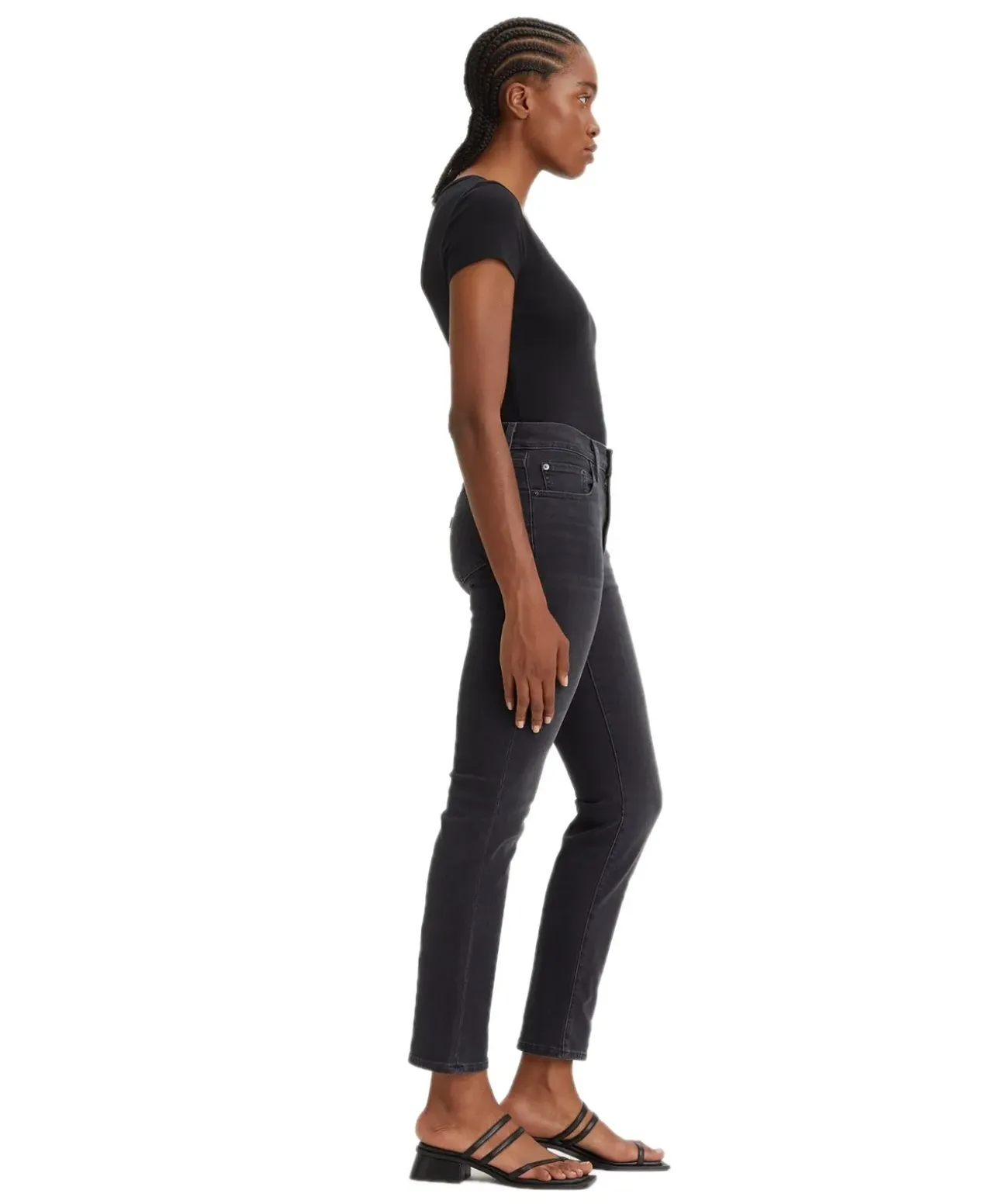Levi’s 724 Straight Jeans mit hohem Bund in Never Forget