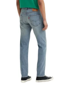 Levis 502 Taper Jeans in blauer Used-Optik