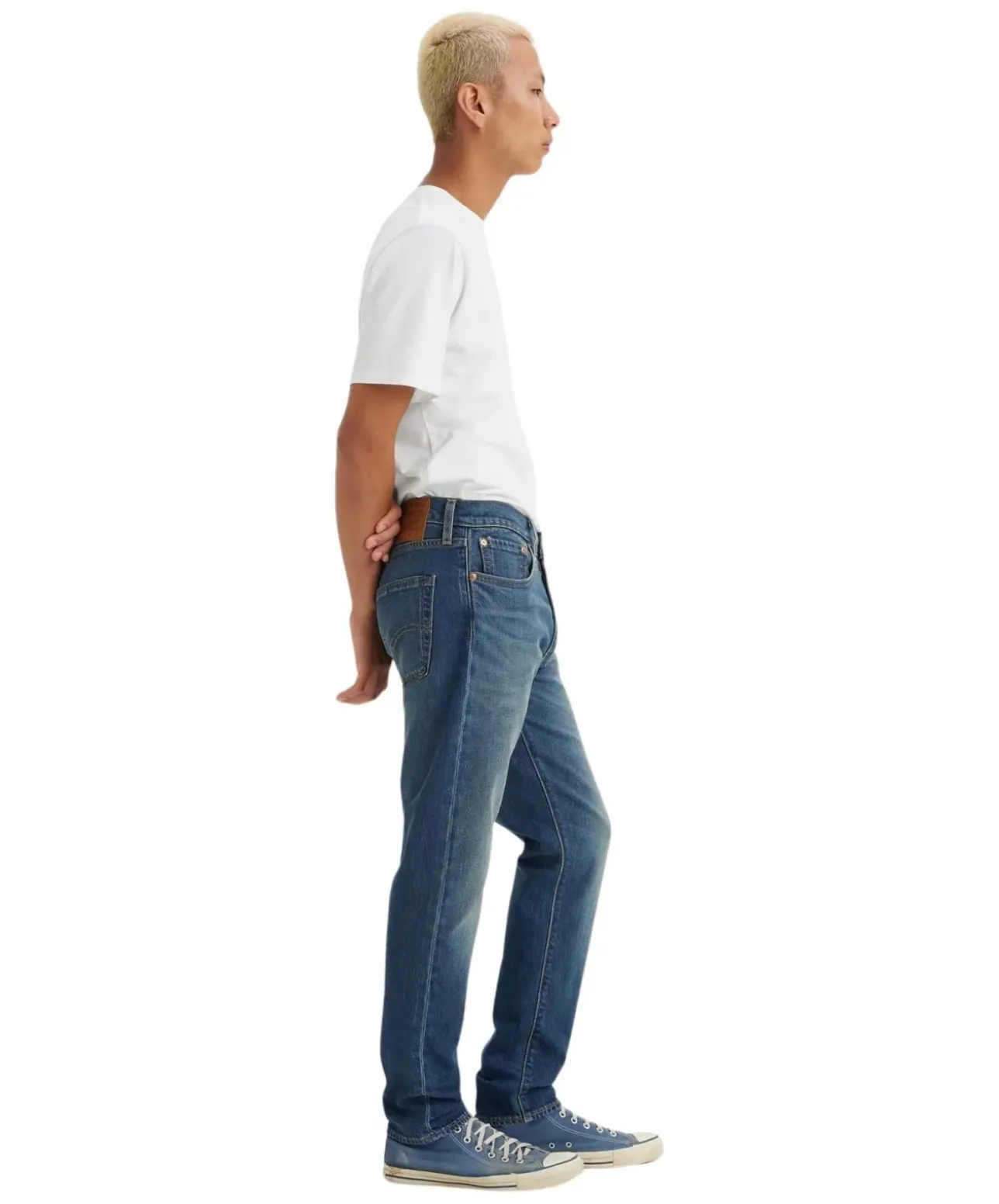 Levis 512 Taper Jeans in blauer Vintage-Waschung