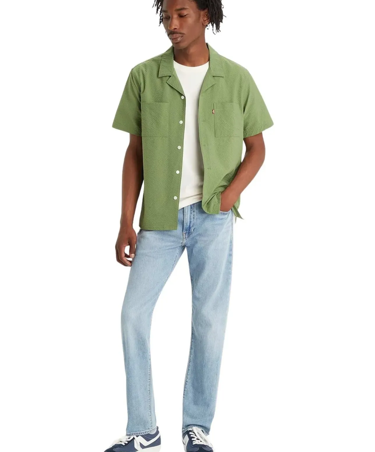 Levis 502 Taper Jeans in Hellblauer Waschung