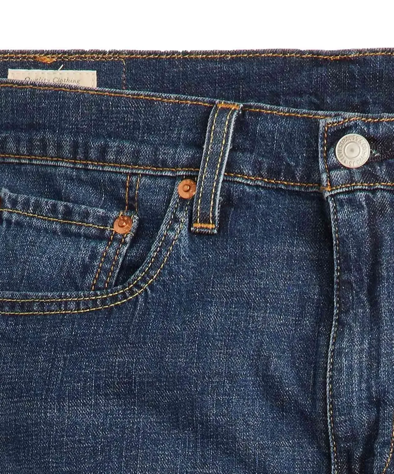 Levis 502 Taper Jeans in mittelblauer Waschung