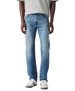 Levis 502 Taper Jeans in mittelblau mit Stretchkomfort