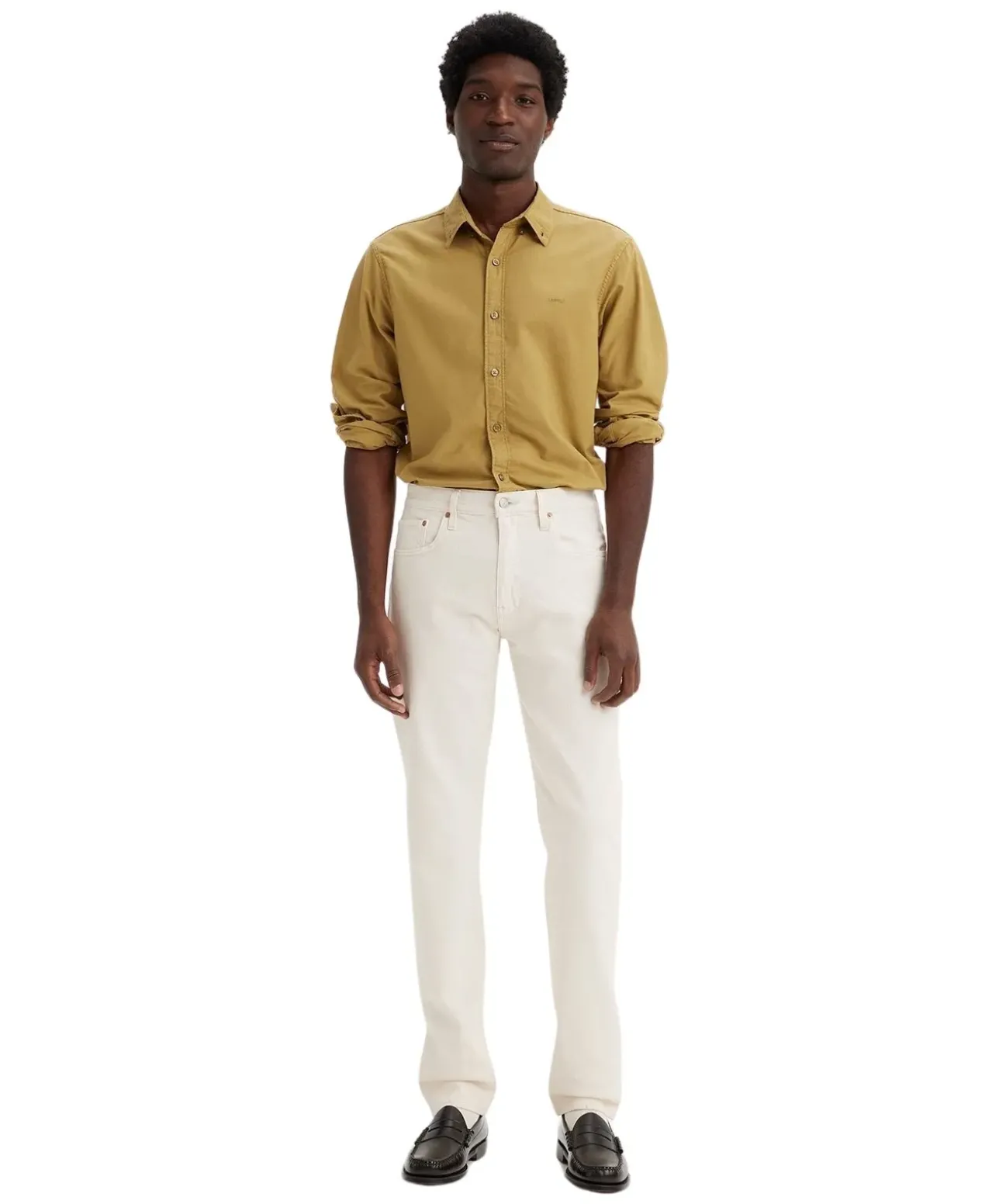 Levis 502 Taper Jeans Regular Fit in Beige