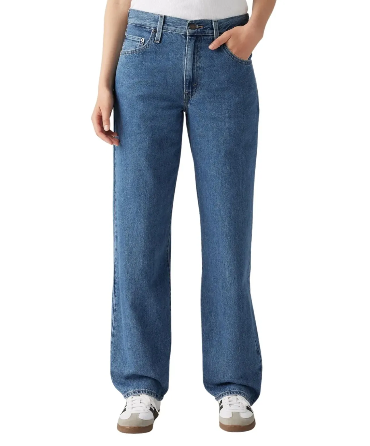 Levi's Baggy Dad Jeans in Stone-Waschung