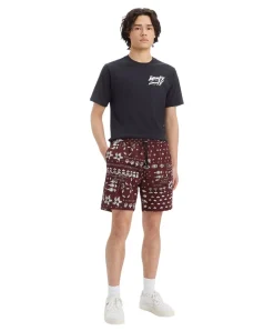 Levi's Cargo Shorts Trail in bordo mit Muster