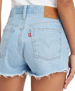 Levis Damen Jeans-Shorts 501 mit hohem Bund