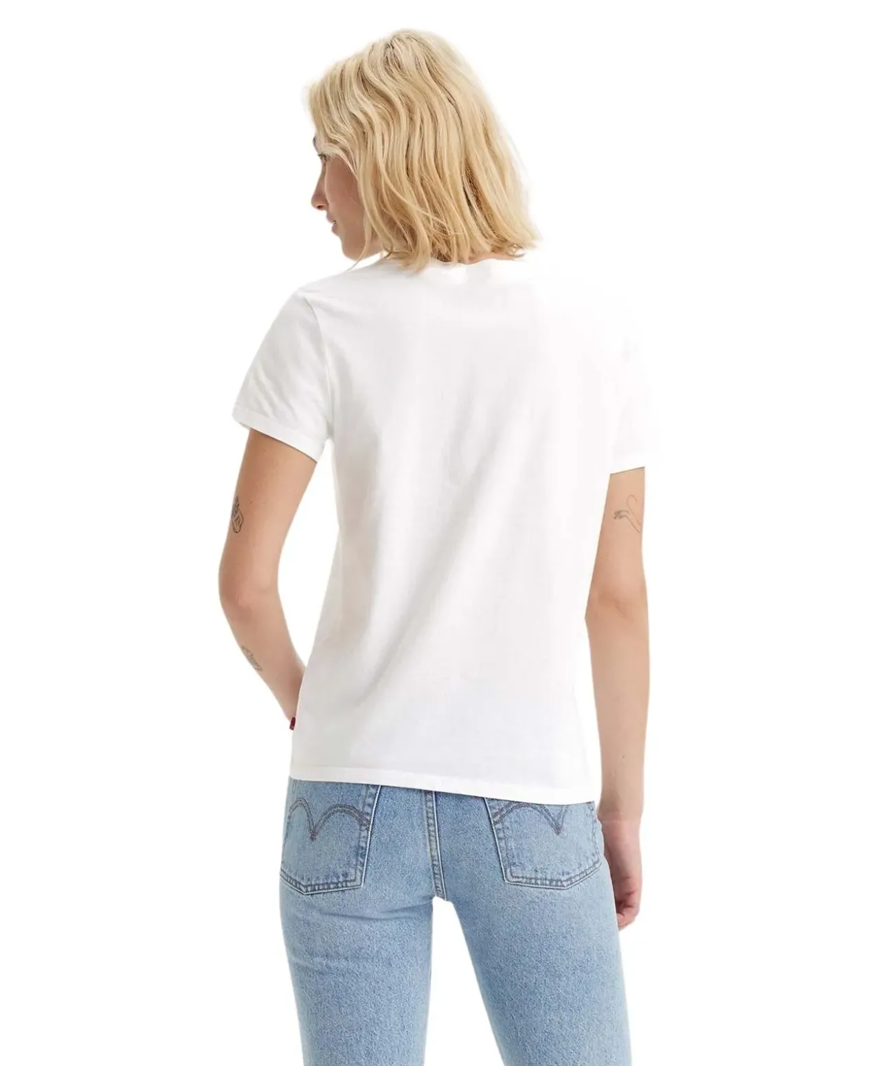 Levi's Damen T-Shirt The Perfect Tee in Sportswear White