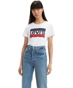 Levi's Damen T-Shirt The Perfect Tee in Sportswear White