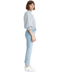Levi's Damen-Jeans 78 Crop 501 in blauem Luxor