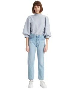 Levi's Damen-Jeans 78 Crop 501 in blauem Luxor