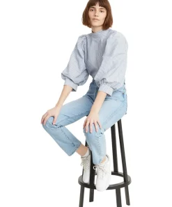 Levi's Damen-Jeans 78 Crop 501 in blauem Luxor
