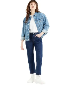 Levi's Damen-Jeans 78 Crop 501 Original in Stonewash