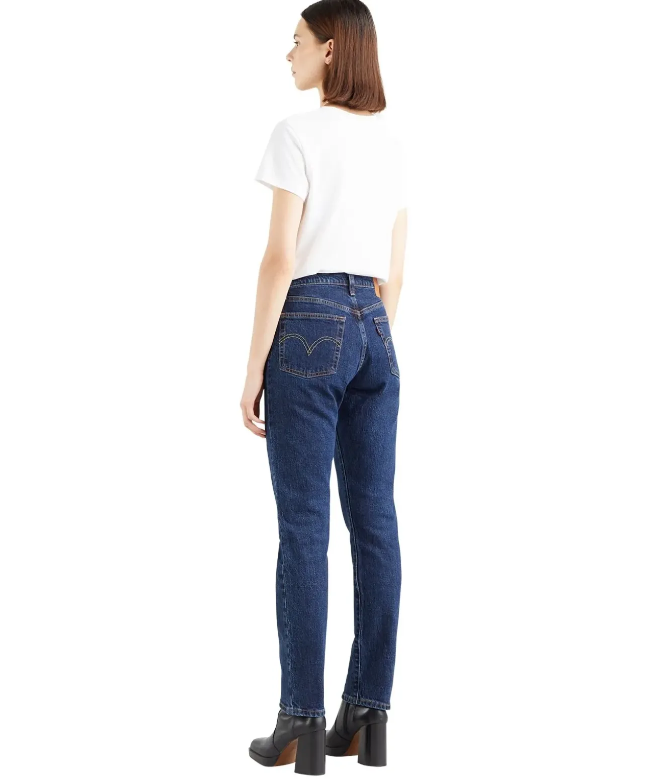 Levi's Damen-Jeans 78 Crop 501 Original in Stonewash