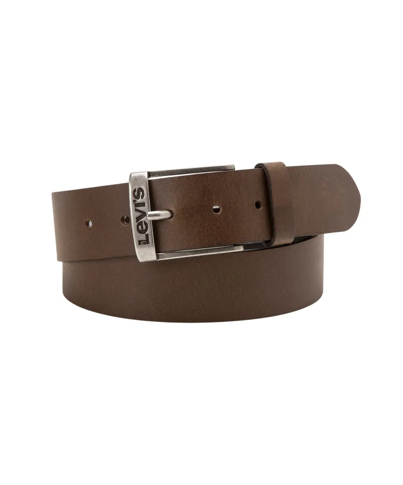 Levi's Gürtel New Duncan aus glattem Leder in Braun