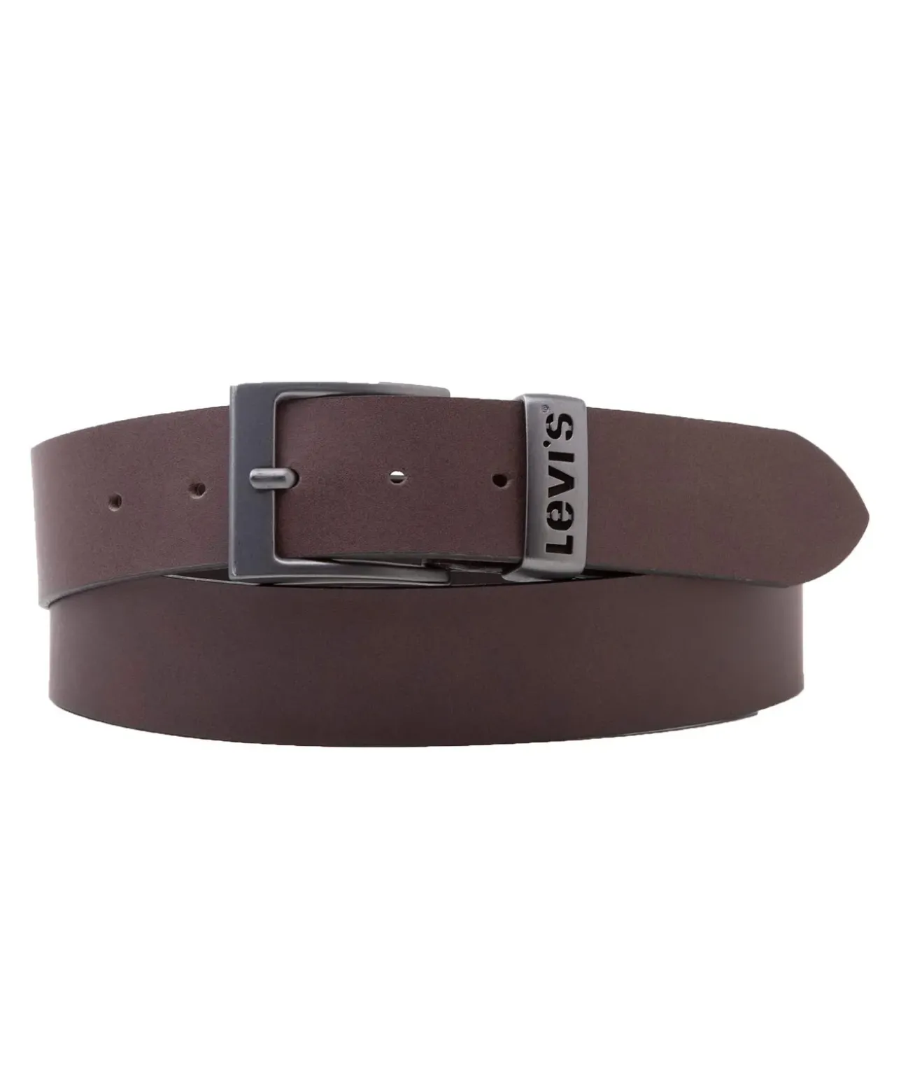 Levis Herren Gürtel Ashland Metal aus glattem Rindsleder in braun