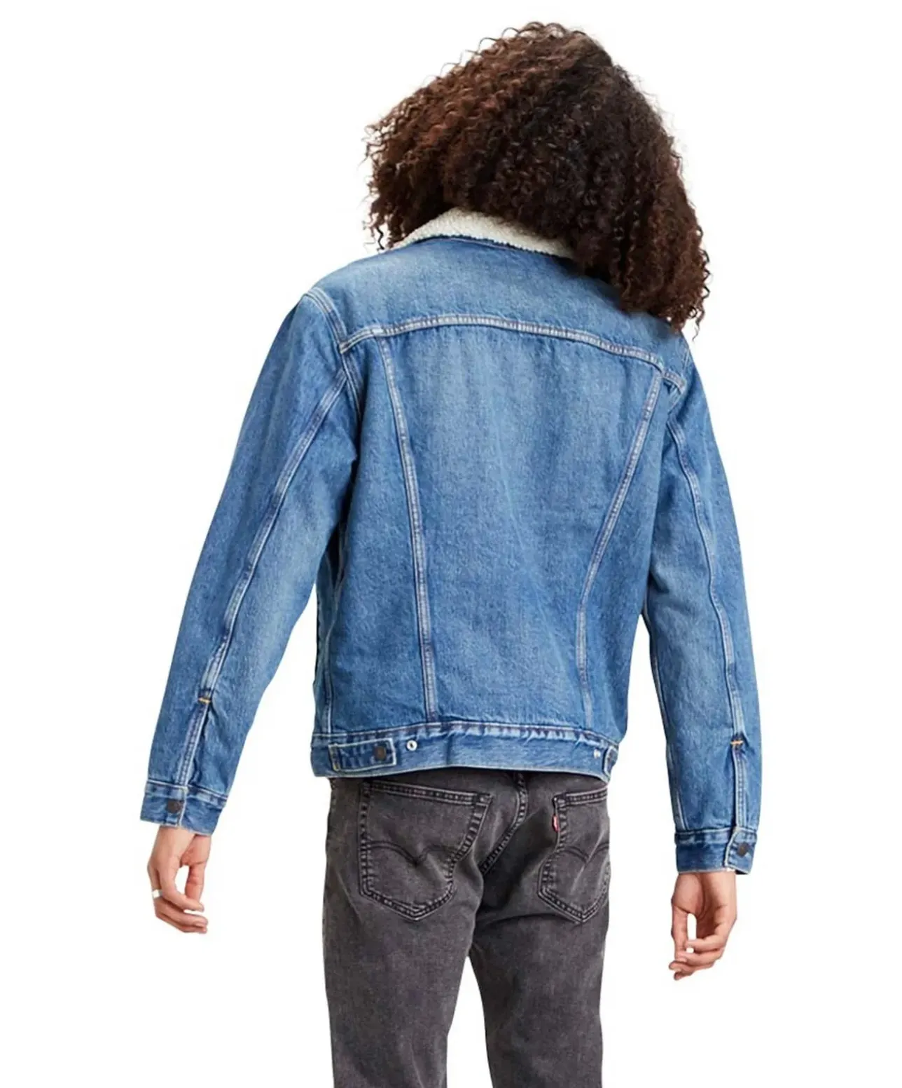 Levi's Herren Jeansjacke Sherpa Trucker in Farble