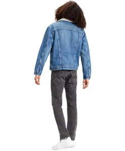 Levi's Herren Jeansjacke Sherpa Trucker in Farble