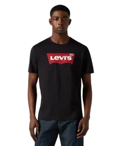 Levis Herren T-Shirt Batwing Tee in Black