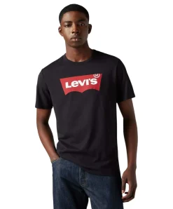 Levis Herren T-Shirt Batwing Tee in Black