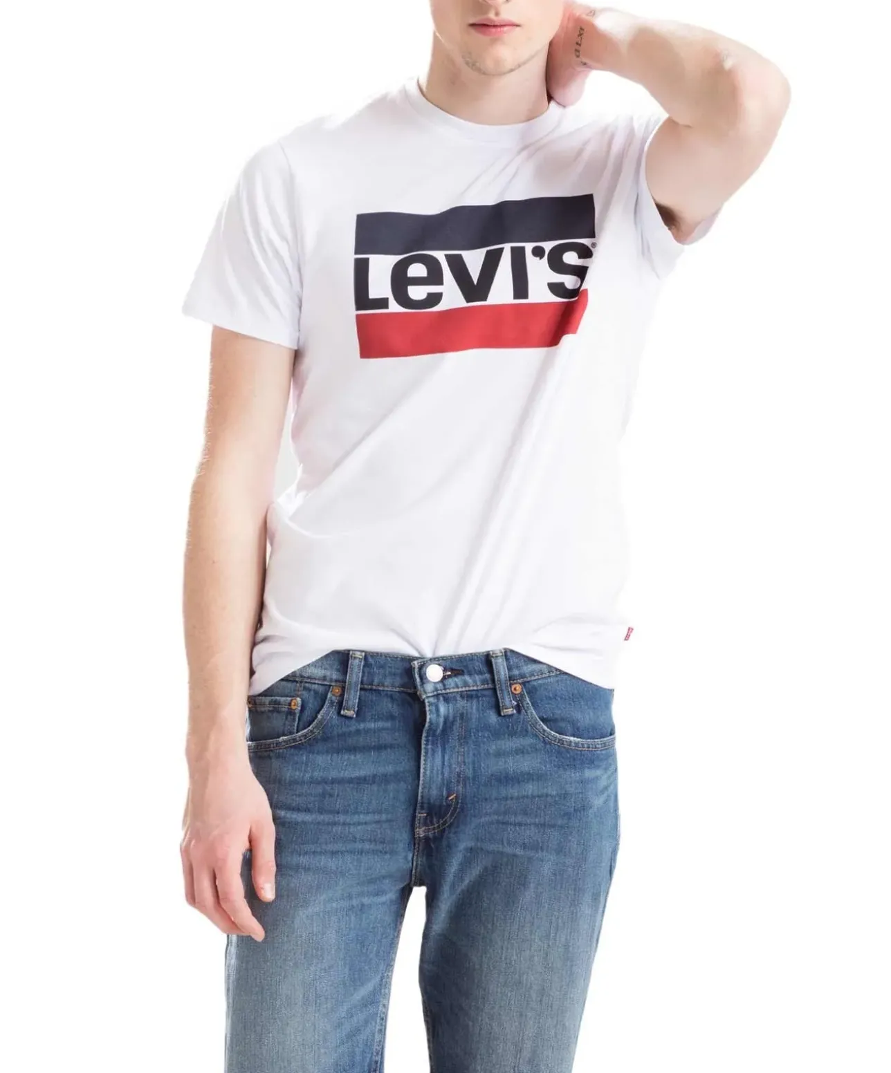 Levi's Herren T-Shirt Sportswear Logo Tee 84 in Weiß