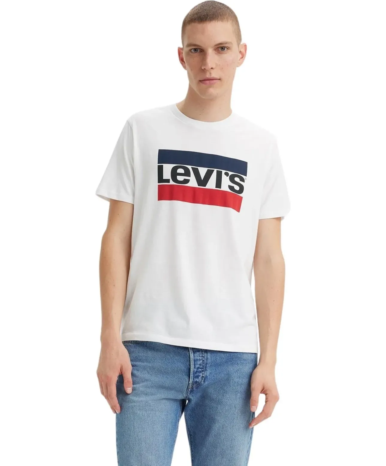 Levi's Herren T-Shirt Sportswear Logo Tee 84 in Weiß