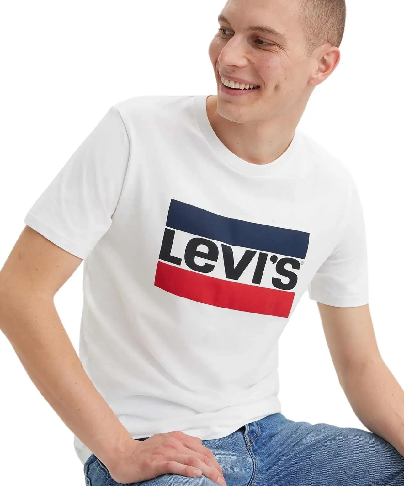 Levi's Herren T-Shirt Sportswear Logo Tee 84 in Weiß