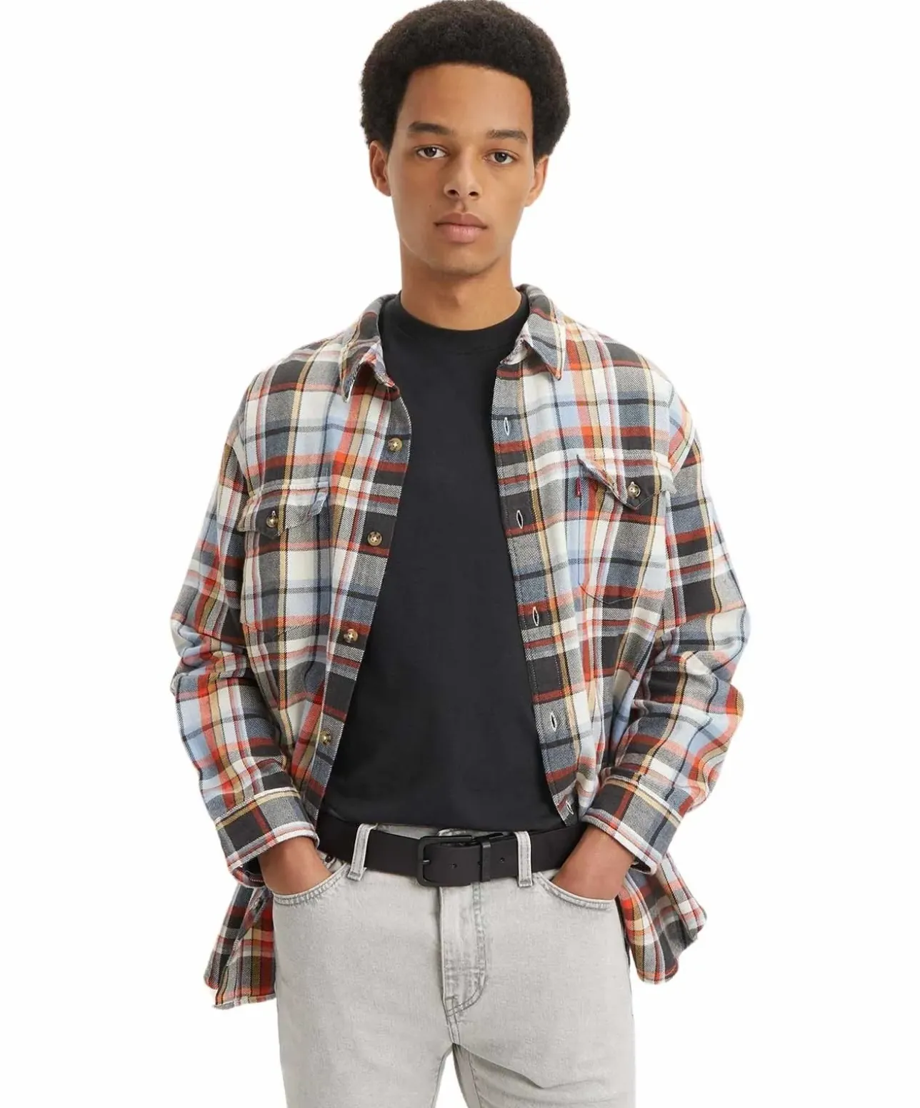 Levi's Herren Wendegurt Reversible aus Leder