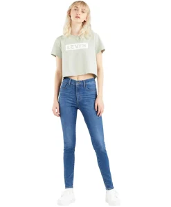 Levi's High Rise Skinny Jeans 720 in hellem Echo Cloud