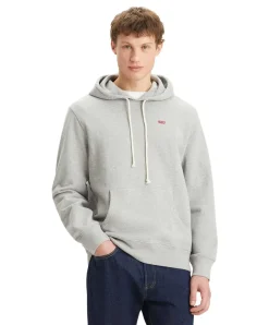 Levi's Hoodie Housemark in Grau aus Baumwoll-Frottee