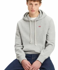 Levi's Hoodie Housemark in Grau aus Baumwoll-Frottee
